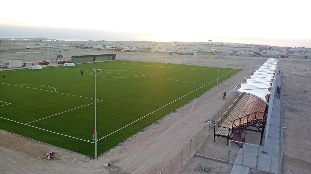 Gradería Complejo deportivo Dunas 01