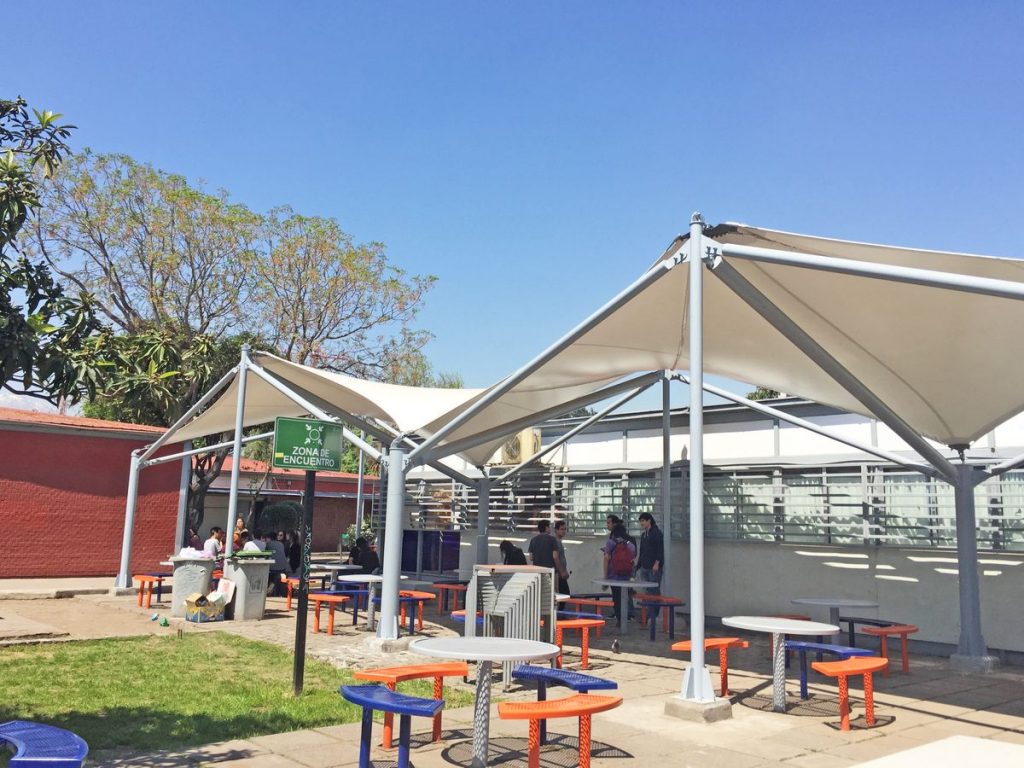 Tensoestructura USACH, Patio Interior