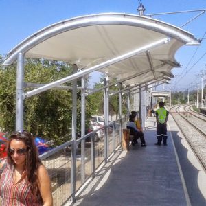Cubierta tensada Metro Estación Peñablanca