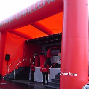 Estructura neumática Vodaphone Truck Inflatable