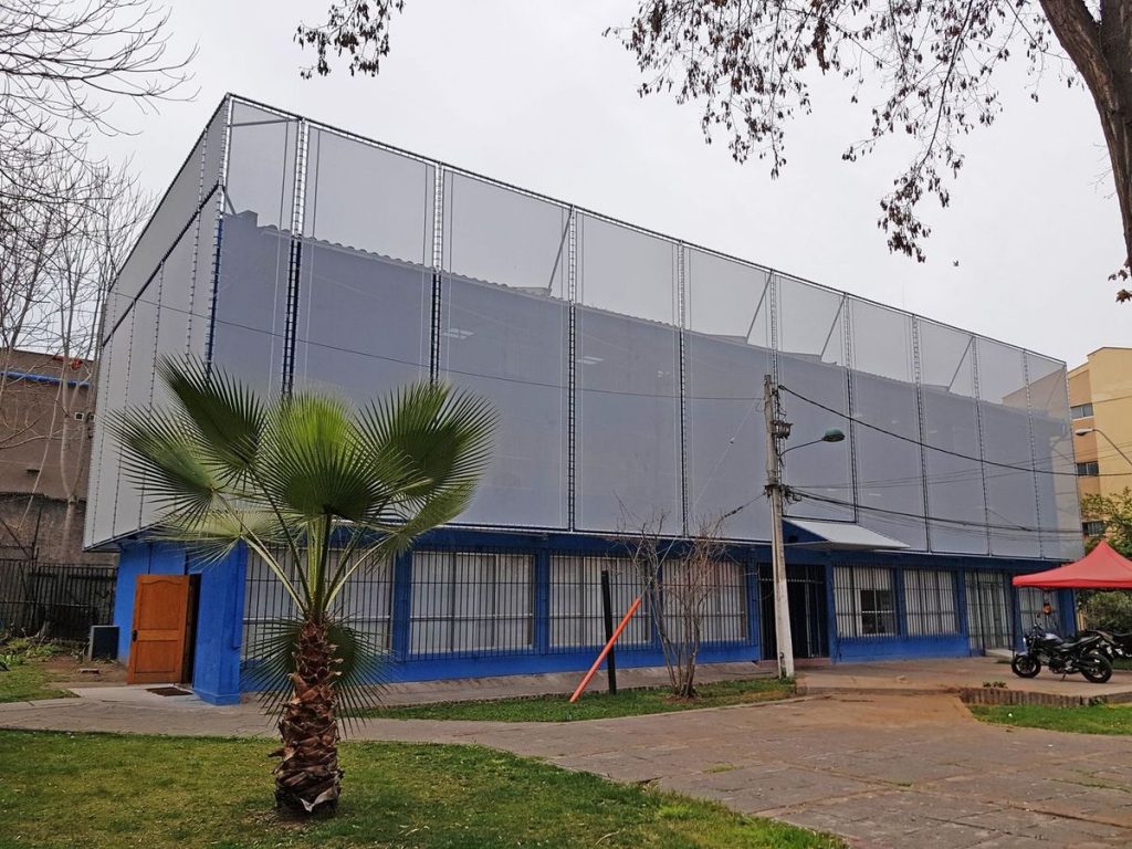 Fachada Textil Edificio de Seguridad 4