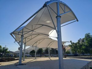 Tenso estructura para Espacios Urbanos Parque Las Américas