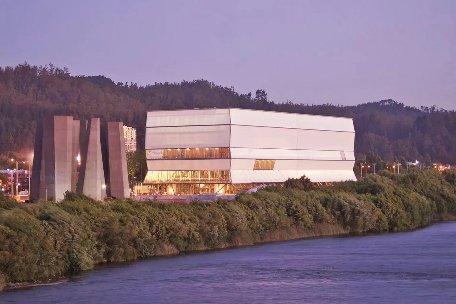 Fachadas textiles arquitectónicas, Teatro Regional Concepción