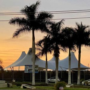 Tensoestructura en acceso de cruceros en Puerto de Arica